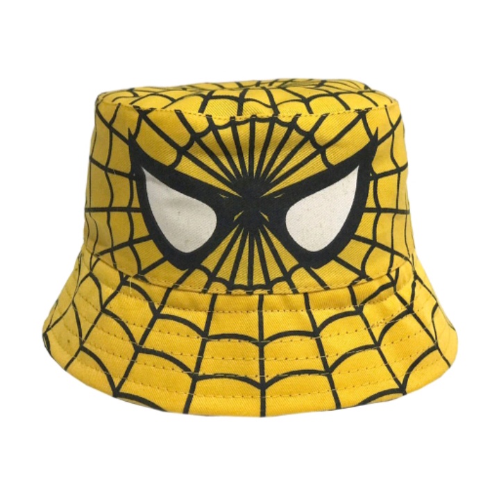 Topi Bucket Anak Spider Motif Lucu Bucket Anak  Laki Motif Karakter Full Print - Topi Anak Cowok Karakter Lucu