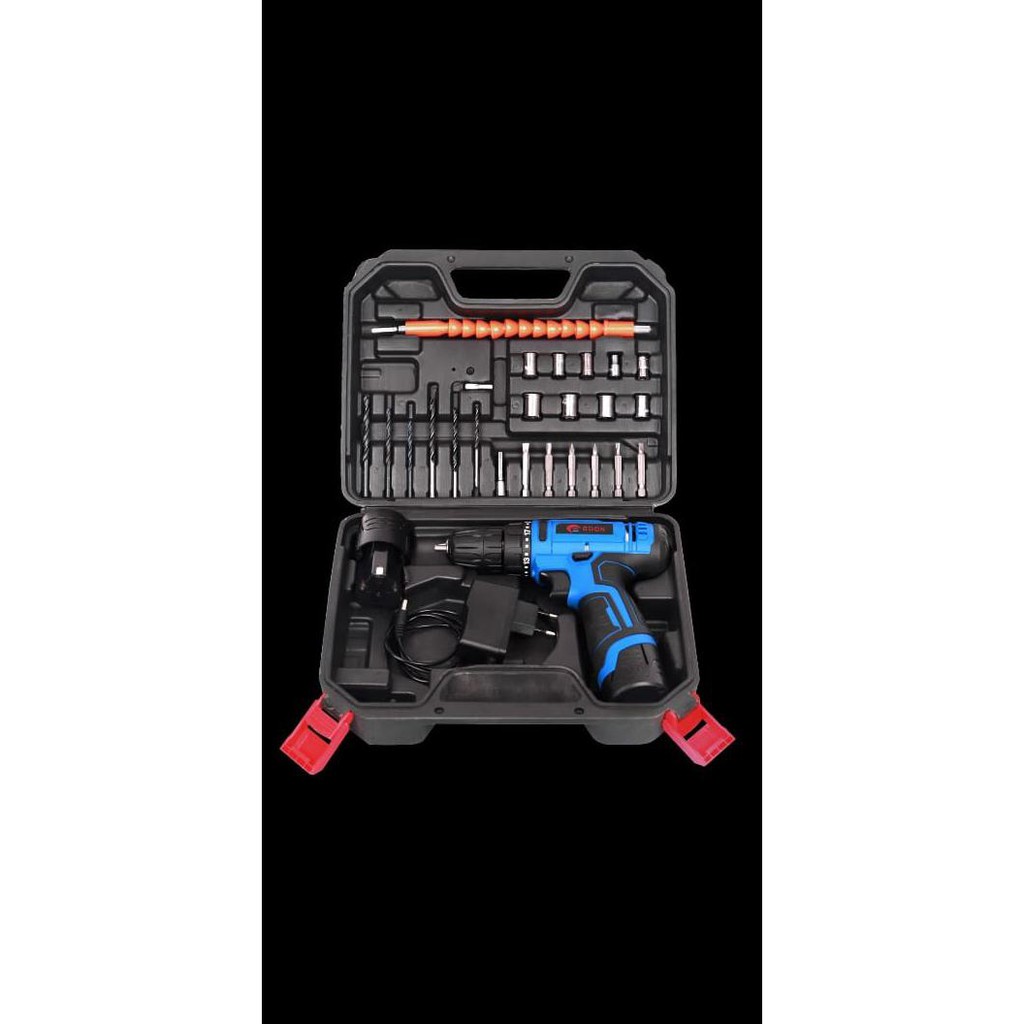 Bor Cordless Edon 12V Lithium Lv 3 1210 Koper 2 Baterai