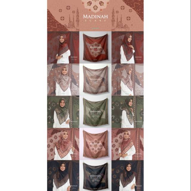 SCARF MADINAH BY GREENISM With exclusive box (PO.)