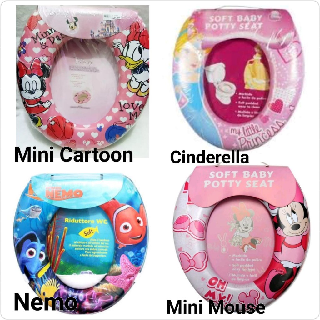 RING CLOSET SOFT POTTY BABY SEAT ANAK TANPA HANDLE TOILET TRAINING