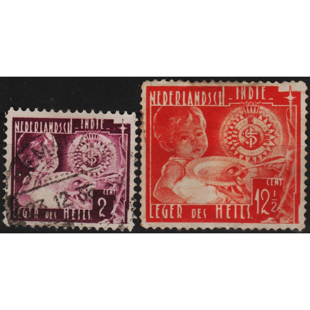 

Perangko Filateli K54 Netherlands Indies MH/FU 1v 01.12.1936 Salvation Army 2nd Series