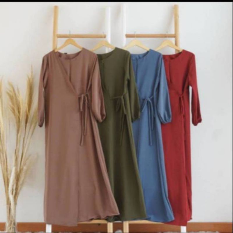 Gunand maxi dress fashion muslim remaja wanita