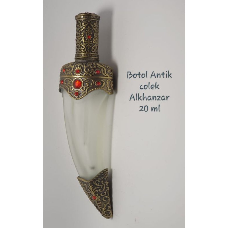 BOTOL ANTIK BENTUK PEDANG 12ML MEWAH AL KHANJAR