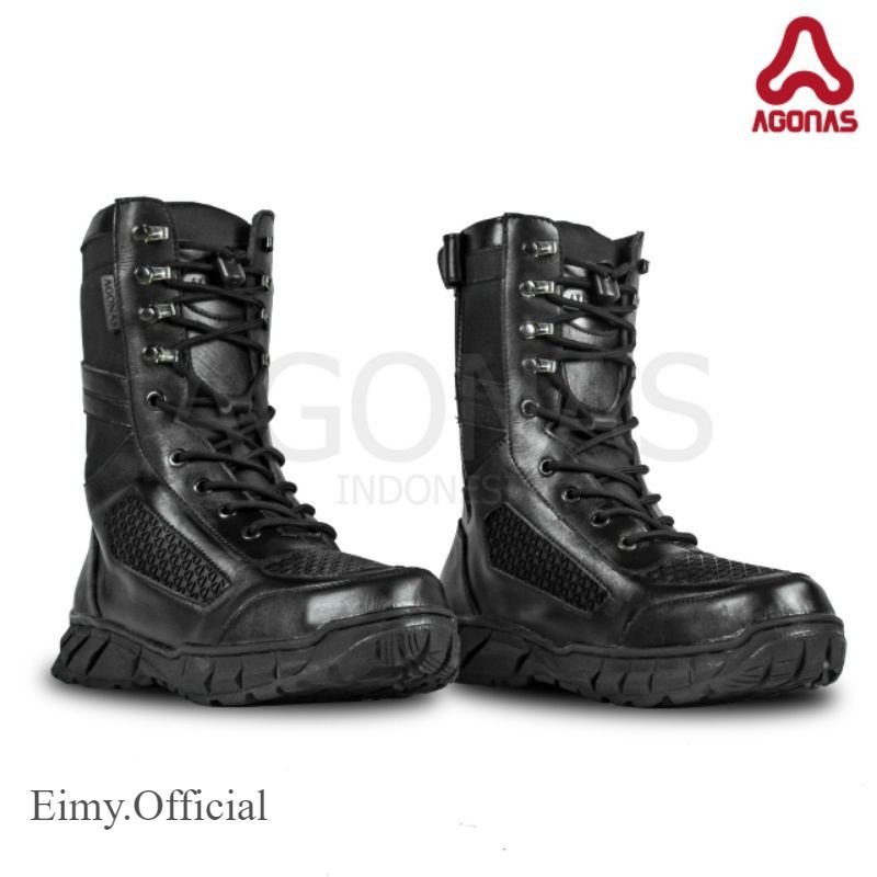Eimy - Original Shoes Brand Agonas Sepatu PDL Boa Libra Kulit Asli