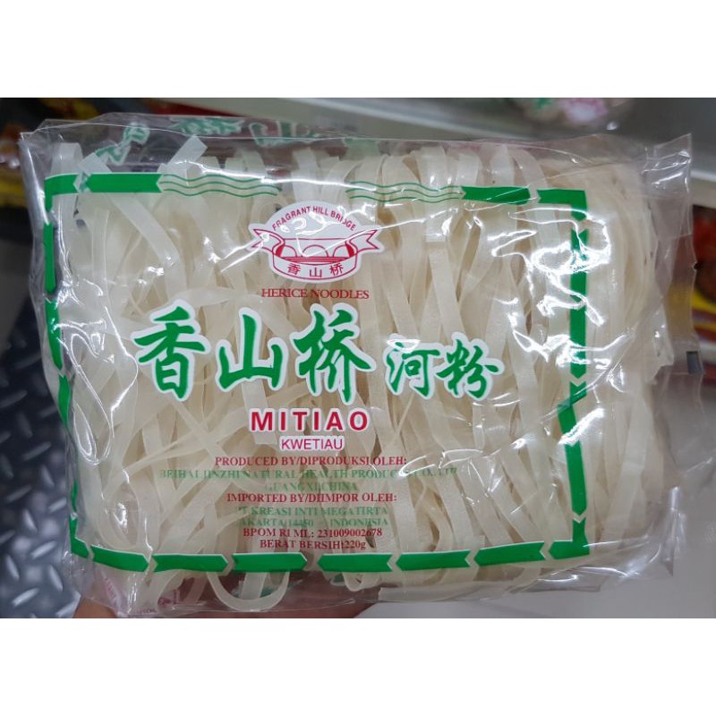 

HERICE NOODLES Mitiao - Kwetiau Kering / Instant 220gr