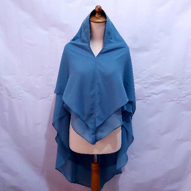 Kerudung Jilbab Khimar Raiza bahan BABYDOLL bukan bahan biasa