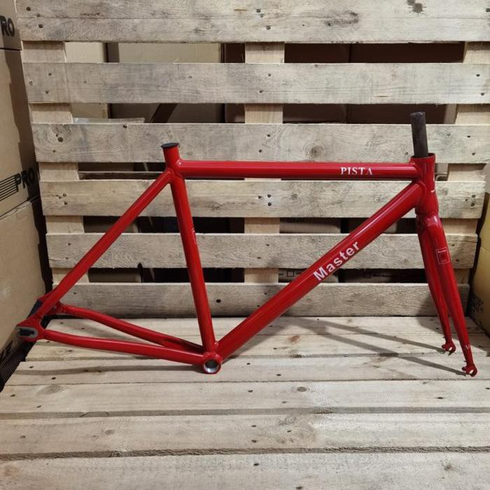 Unik Frame Fork Sepeda Fixie Master Pista 700c Berkualitas
