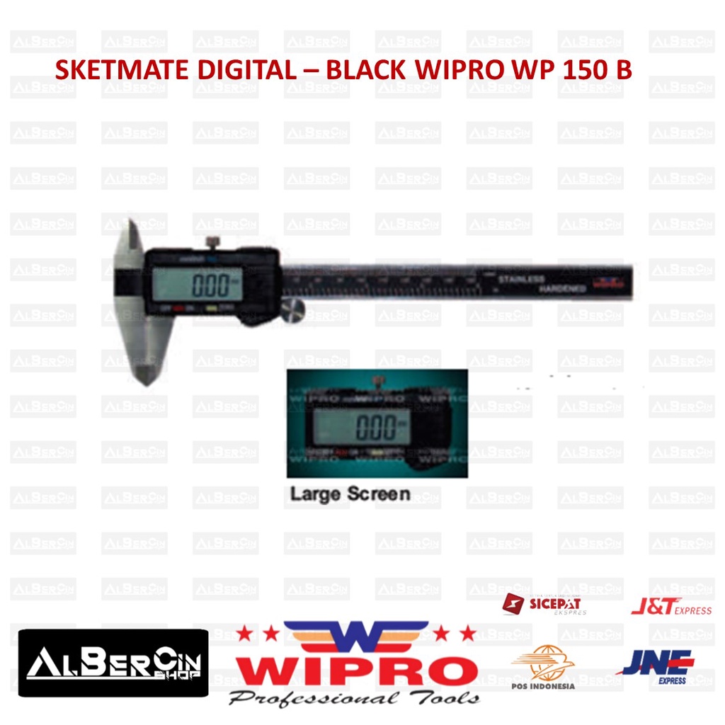 Sketmate Digital Hitam Range 150mm WIPRO WP 150 B WP150B