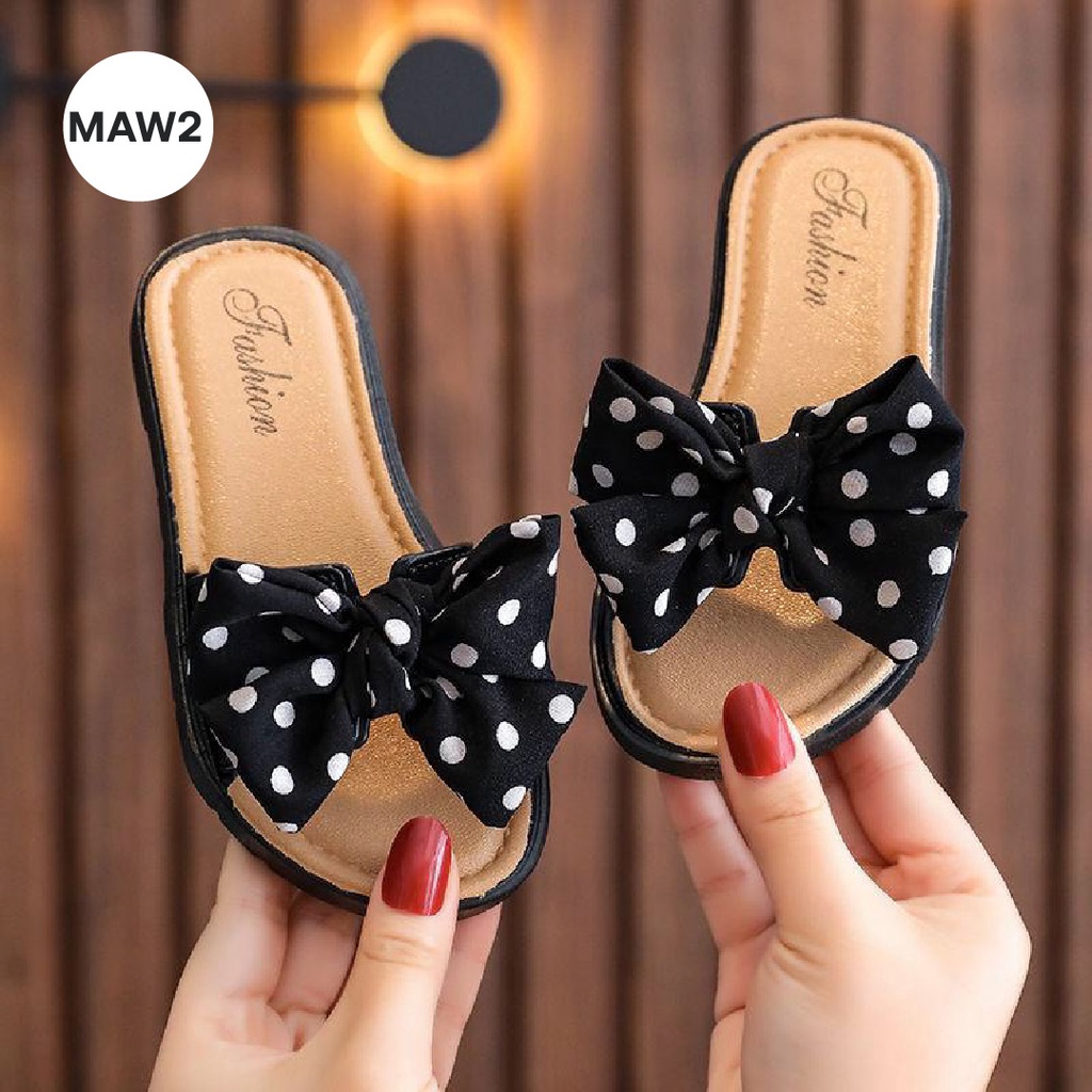 LAPAGO - Sepatu Sandal Pesta Anak Perempuan Casual Import Umur 1-8 Tahun Type MAW