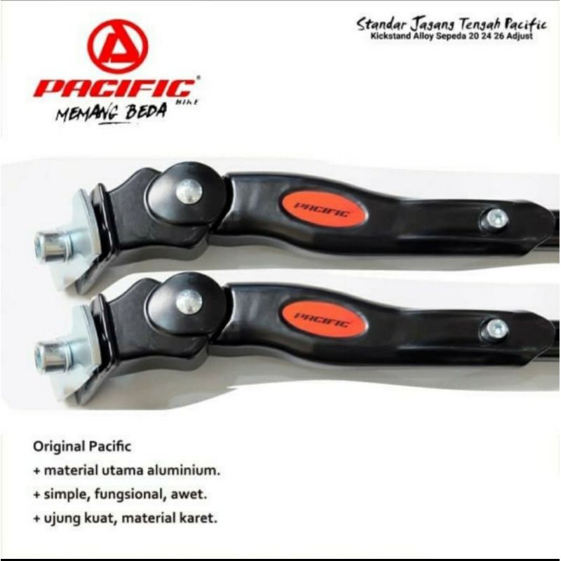 Standar Tengah PACIFIC Alloy Balap / MTB / Lipat / Fixie / BMX
