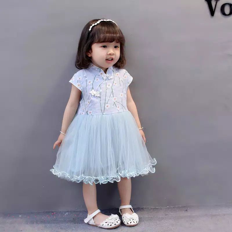 Sakura Cheongsam Tutu Dress