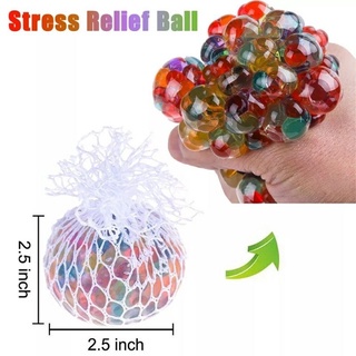 Mainan Squishy Mesh Ball Anti Stress Bola Anggur