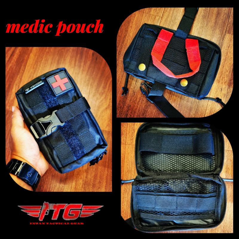 medic pouch tactical / tas kopel replika jatah