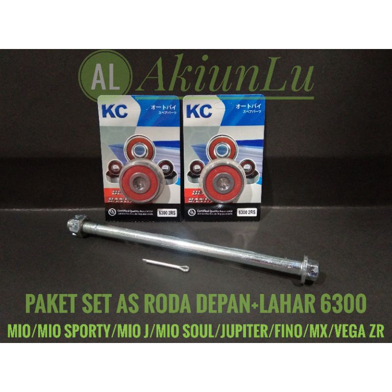 AS RODA DEPAN+LAHAR MIO SPORTY/MIO SOUL/MIO SMILE/JUPITER/MX/VEGA ZR/FINO