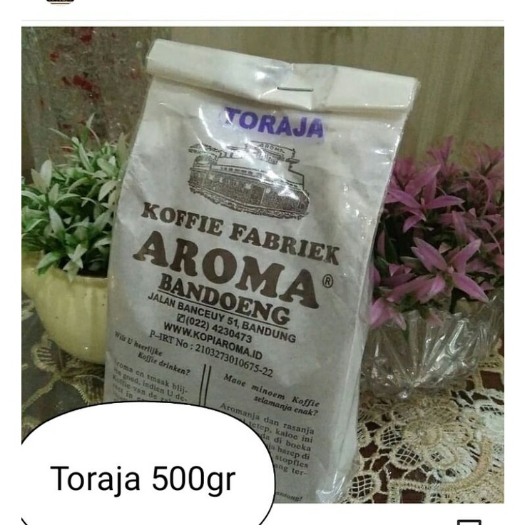 

Kopi Aroma Toraja 500gr Fabriek Koffie