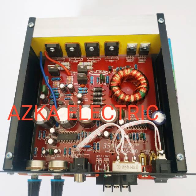 Kit Power Amplifier Subwoofer Monoblok Mobil DMS 330