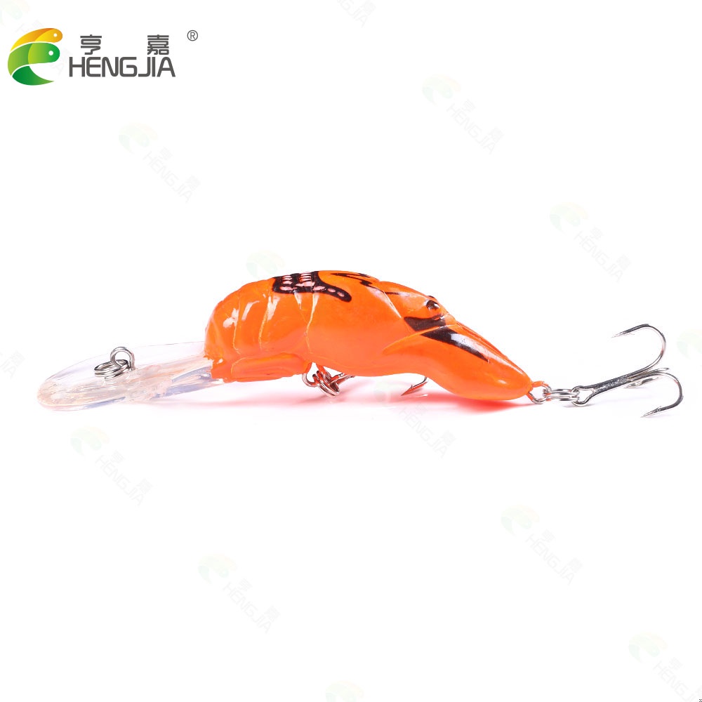 Hengjia 1pc Long Tongue Umpan Pancing Fishing Lure Tiruan Bentuk Ikan Kecil 8.5cm 8.2g Minnow Hard Bait Bahan Plastik Fishing Tackle