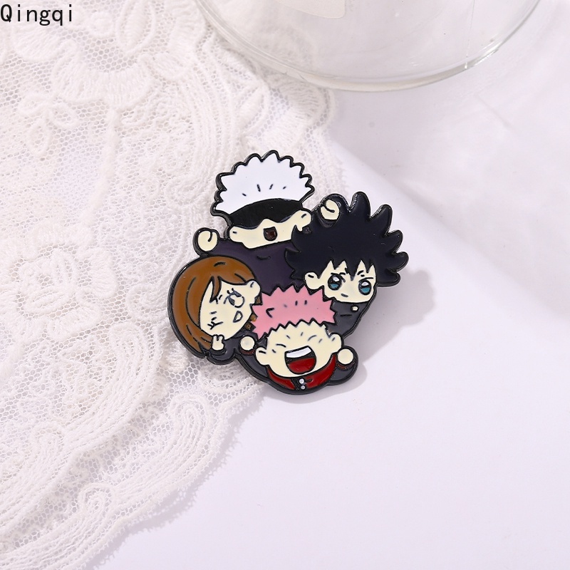 Bros Pin Enamel Desain Kartun Anime Jepang Jujutsu Kaisen