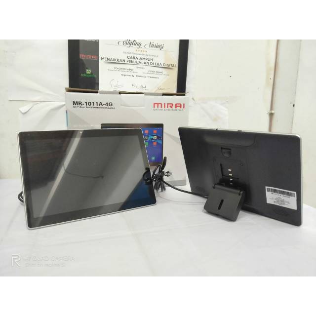 HEADREST ANDROID MIRAI MR 1011A 4G  by Asuka 10IN Sepasang