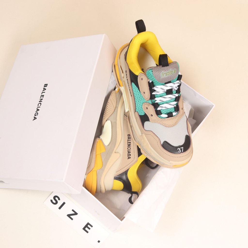 Balenciaga Triple S Green Yellow