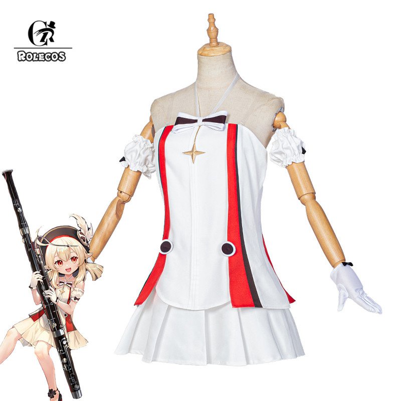 Game Genshin Impact Klee Cosplay Costume Klee Cosplay Costume Women Costume Cute Girl Hallow