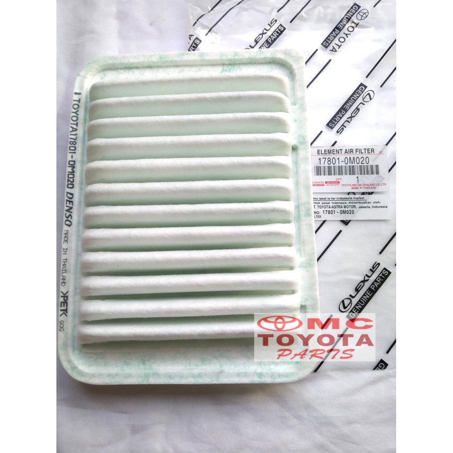 Filter Udara Toyota Vios, Yaris, corolla Altis 17801-0M020