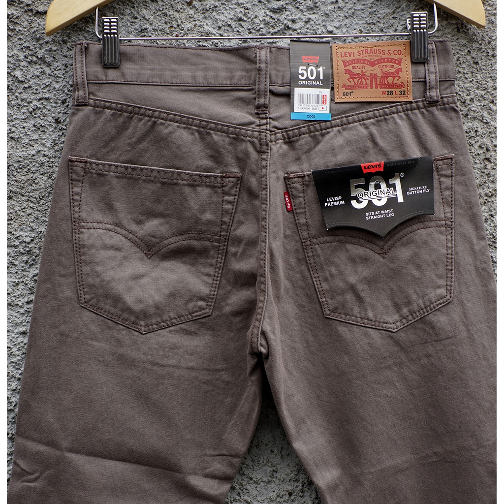 Levi's 501 Japan Kanvas | Celana Panjang Pria | Mocca