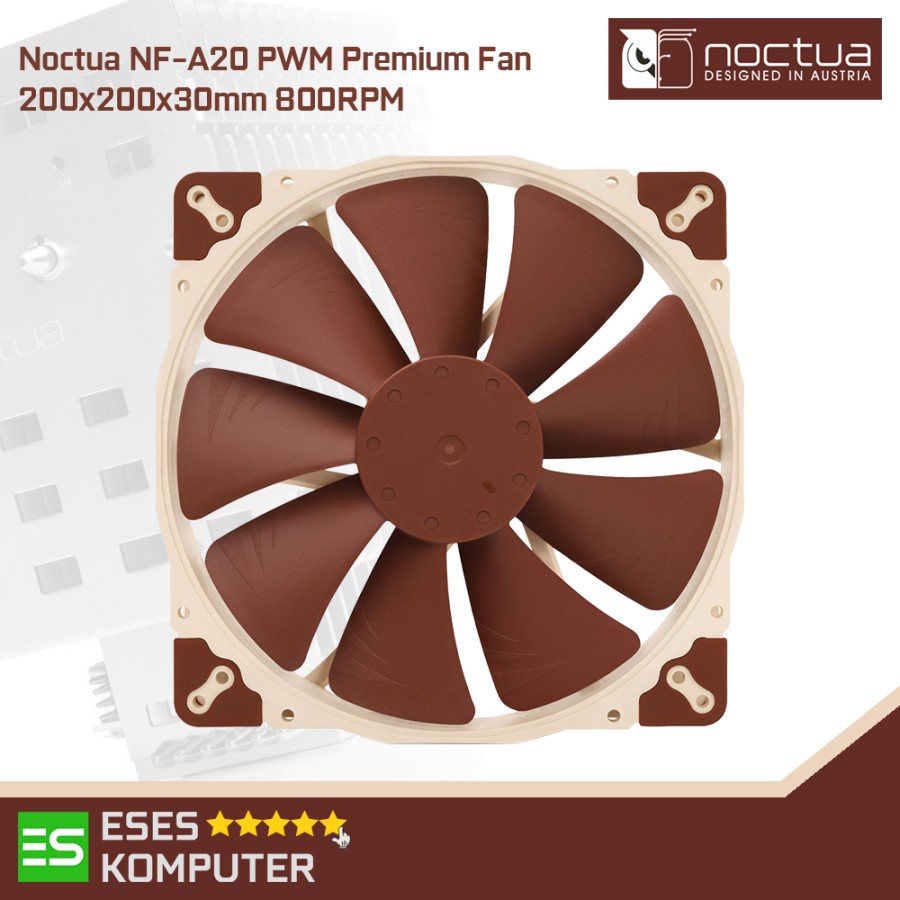 Fan Noctua NF-A20 PWM Premium Fan | 20CM 200MM | 800RPM