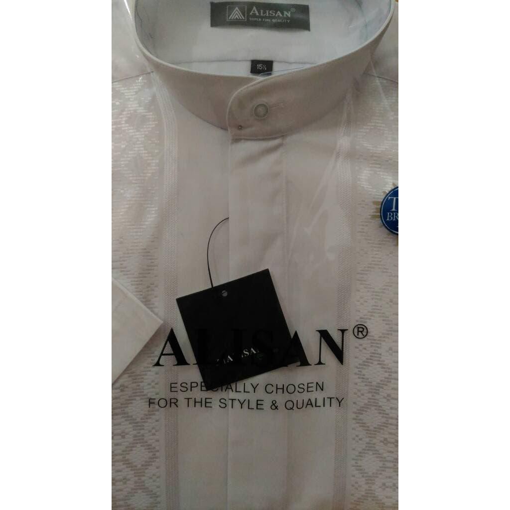 Terbaru Baju Koko 'Alisan' Lengan Pendek - Biru, M Paling Murah