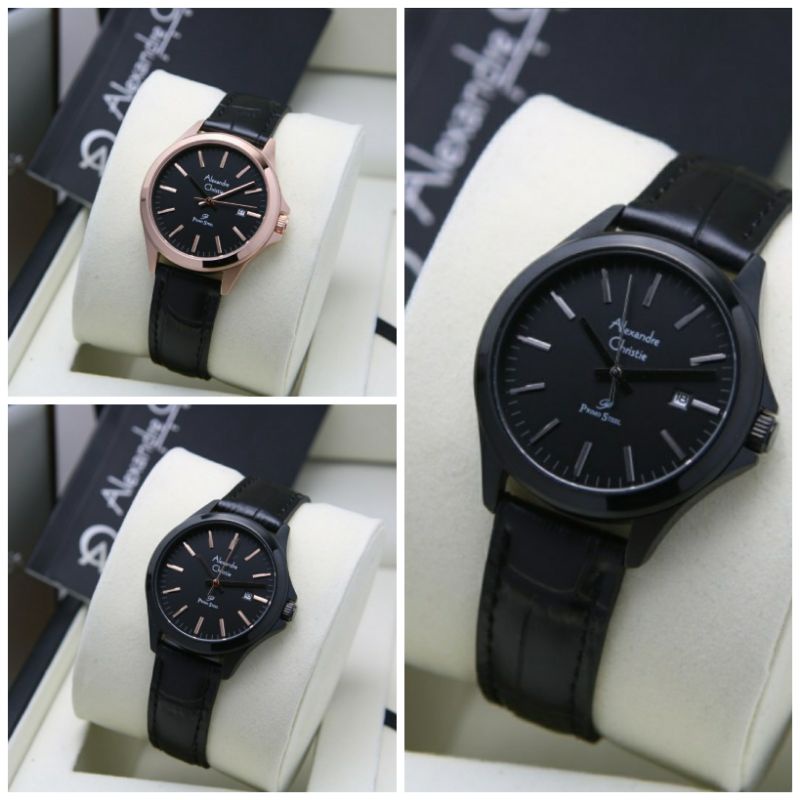 JAM TANGAN WANITA ALEXANDRE CHRISTIE KULIT AC1026 1026 AC 1026 ORIGINAL 10%