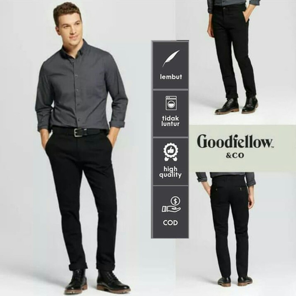 Chino Pants Goodfellow Brand New & OriginalType Slim fit Black