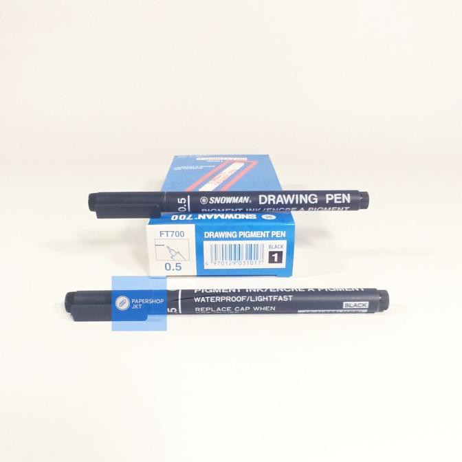 

Promo Awal tahun GROSIR!!! Drawing Pen Snowman 700 Hitam 0.5 ATK Big Sale