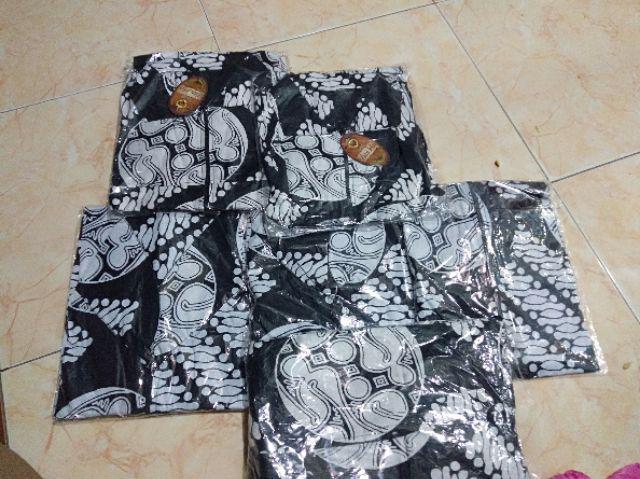 Bg - Batik Couple Maxicardi Monochrome Motif Bola Dan Motif Jumputan Outer Muslim