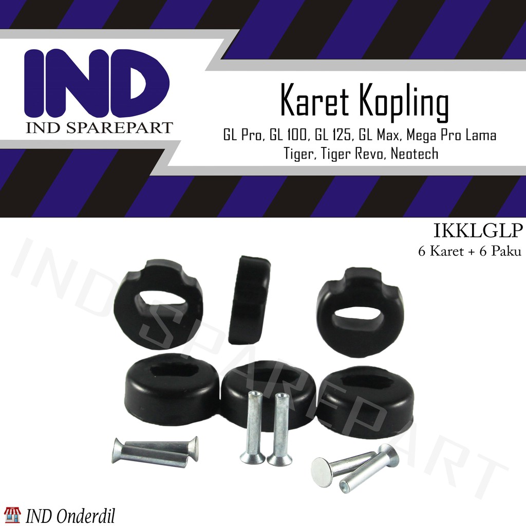 Karet Rumah/House Kopling/Paku GL Pro/Mega Pro Lama/Tiger/Neotech/Tiger New/Revo/GL 100/125/Max