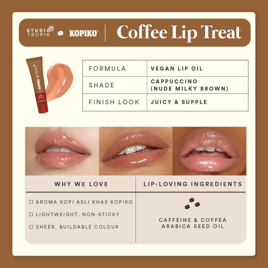 STUDIO TROPIK X KOPIKO COFFE Lip Treat