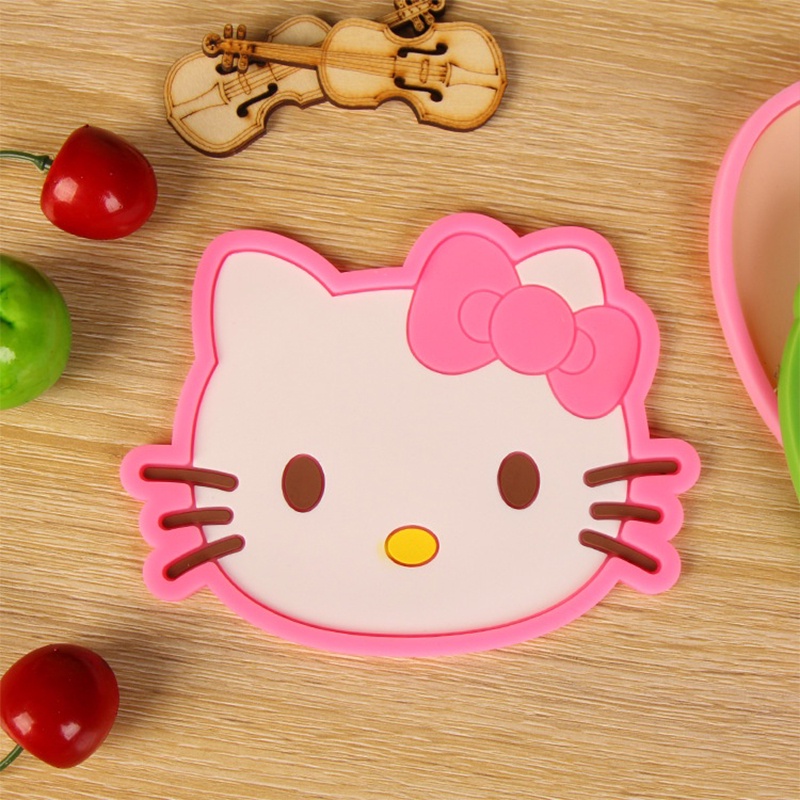 Lucu Tatakan Gelas Silikon Tatakan Gelas Piring Makanan Lucu Anti Selip