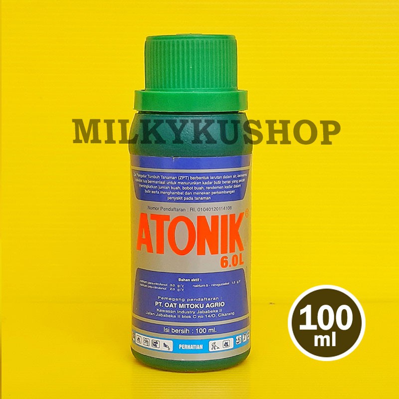 ATONIK 6.0 L 100 ML PUPUK CAIR HORMON ZPT ZAT PENGATUR TUMBUH