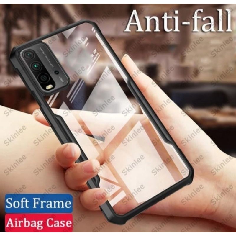 Xiaomi Redmi 9T Ipaky XUNDD Hard Soft Case Shockproof Armor Transparan
