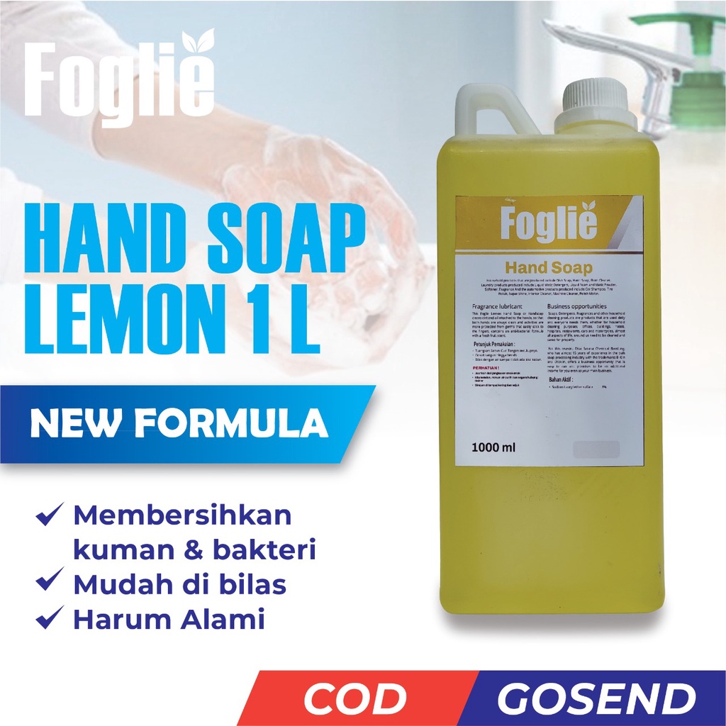 handsoap/sabun cuci tangan Foglie 1 liter