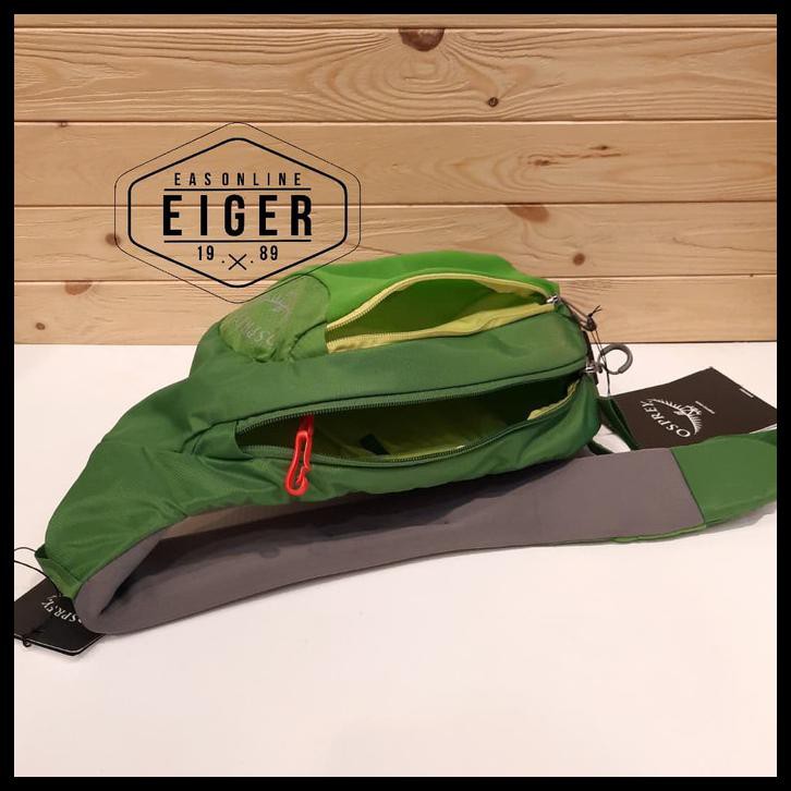 SLING BAG OSPREY ART.0661 DAYLITE SLING GREEN - HITAM