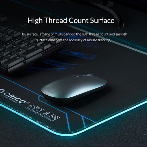 Mouse pad gaming orico rubber xxl extended 80x30 rgb led luminous fsd-15 - Alas Mousepad fsd15