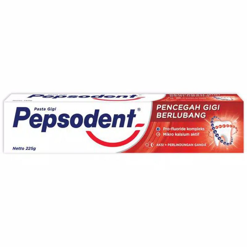 Pepsodent Whitening 225 G Pencegah Gigi Berlubang Toothpaste Pasta White 225g