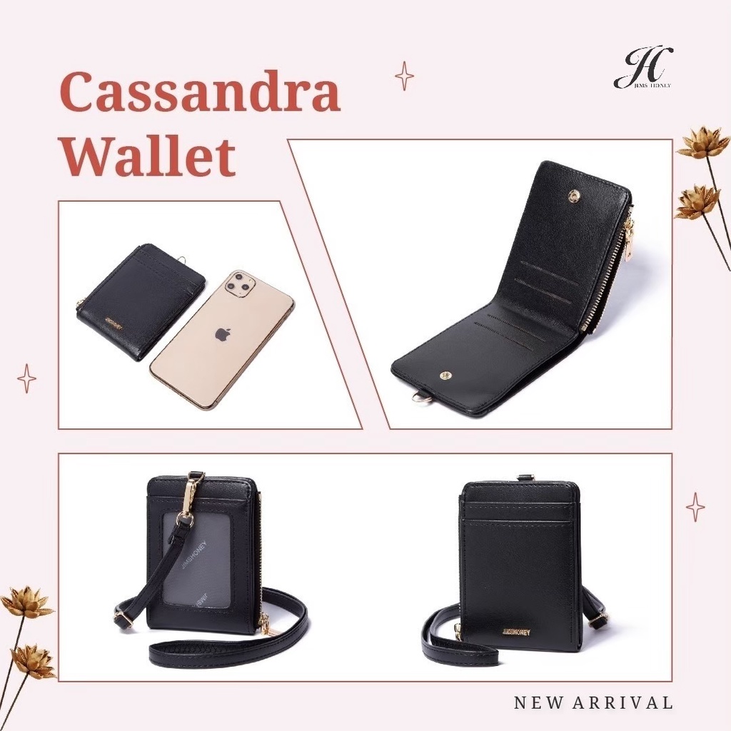 JIMS HONEY CASSANDRA WALLET DOMPET KARTU LIPAT CARD HOLDER WANITA ORI CANTIK