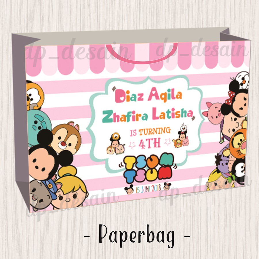 

Paperbag Birthday Tsum Tsum Large Laminasi