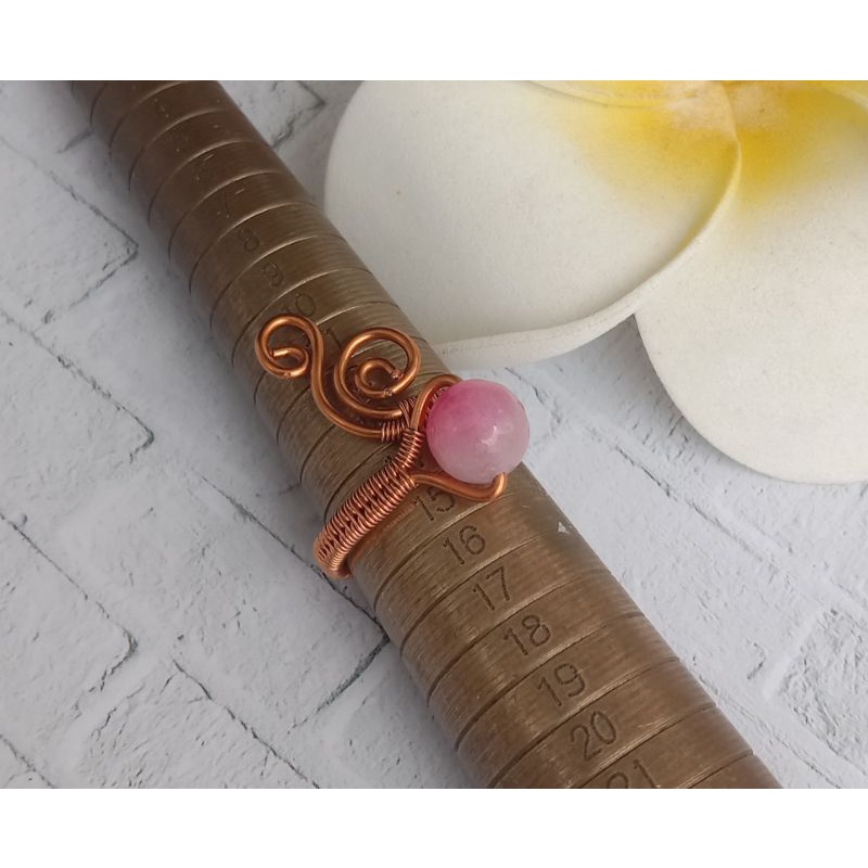 Cincin handmade/cincin kawat tembaga/Ring wire jewelry