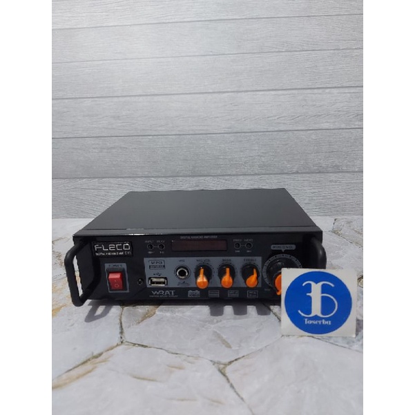 Amplifier Bluetooth Fleco D13 - Ampli Karaoke Fleco D13 Mp3 Player