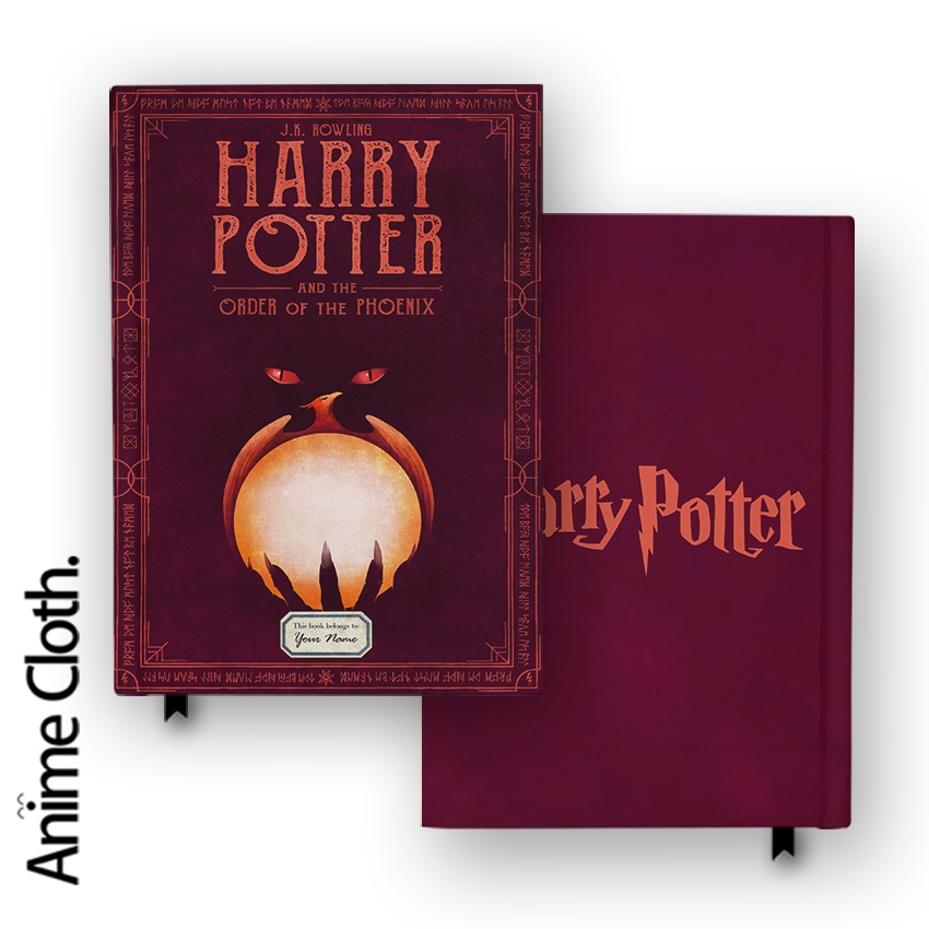 

Notebook Buku Tulis Harry Potter Order Of Phoenix Custom Hardcover Diary Agenda Jurnal