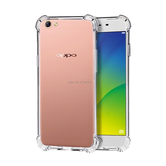 Anticrack Oppo A3s/ Oppo A5 Softcase Lembut Bening Silicone Jelly Transparan