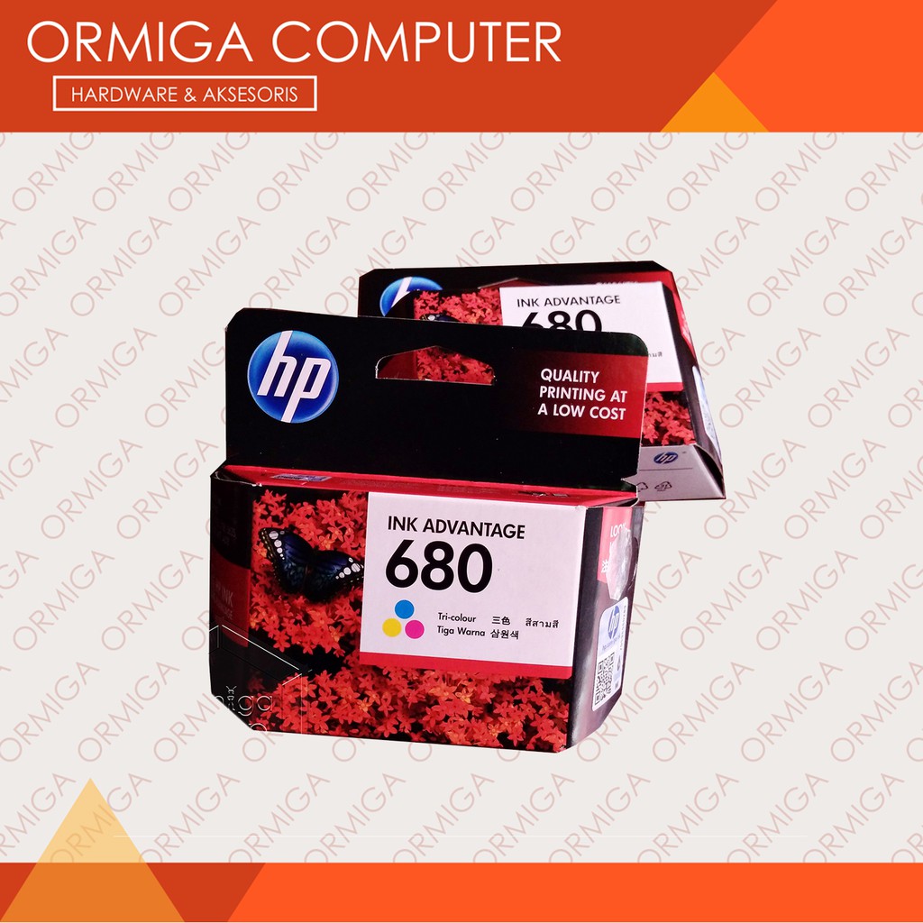 Jual CARTRIDGE HP 680 COLOR ORIGINAL Shopee Indonesia