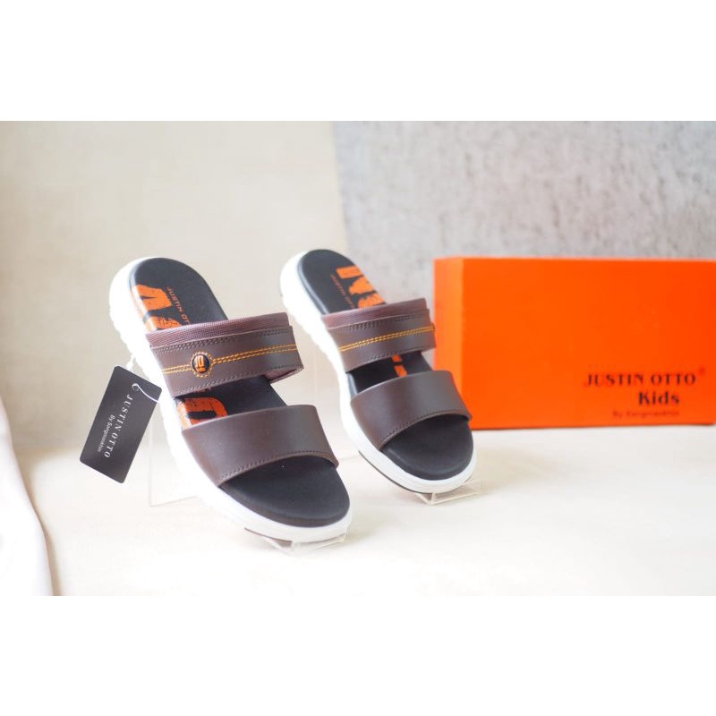 SANDAL ANAK COWOK KULIT ORIGINAL JUSTIN OTTO ACTION 03